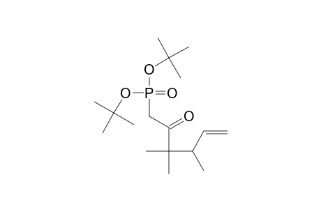 Phosphonic acid, (3,3,4-trimethyl-2-oxo-5-hexenyl)-, bis(1,1-dimethylethyl) ester, (.+-.)-