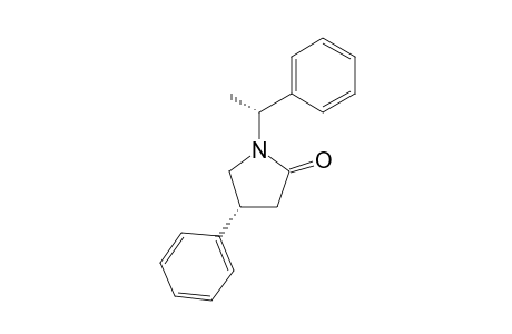 (.alpha.R,4R)-1-(1'-Phenylethyl)-4-phenylpyrrolidin-2-one