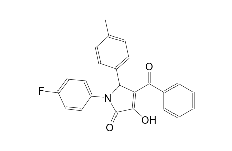2H-pyrrol-2-one, 4-benzoyl-1-(4-fluorophenyl)-1,5-dihydro-3-hydroxy-5-(4-methylphenyl)-