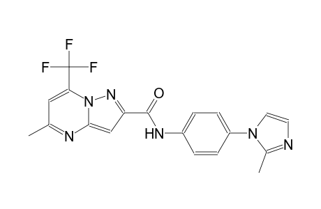 pyrazolo[1,5-a]pyrimidine-2-carboxamide, 5-methyl-N-[4-(2-methyl-1H-imidazol-1-yl)phenyl]-7-(trifluoromethyl)-