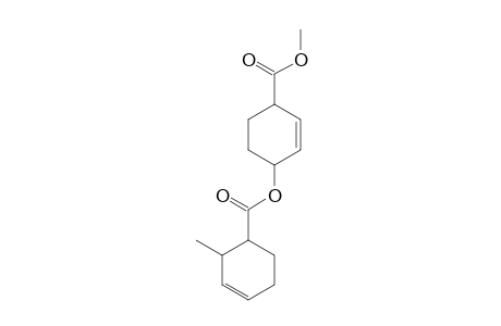 Methyl 4-([(2-methyl-3-cyclohexen-1-yl)carbonyl]oxy)-2-cyclohexene-1-carboxylate
