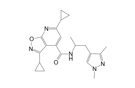 isoxazolo[5,4-b]pyridine-4-carboxamide, 3,6-dicyclopropyl-N-[2-(1,3-dimethyl-1H-pyrazol-4-yl)-1-methylethyl]-