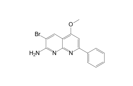 1,8-Naphthyridin-2-amine, 3-bromo-5-methoxy-7-phenyl-