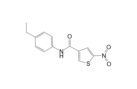 N-(4-ethylphenyl)-5-nitro-3-thiophenecarboxamide