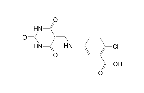 benzoic acid, 2-chloro-5-[[(tetrahydro-2,4,6-trioxo-5(2H)-pyrimidinylidene)methyl]amino]-