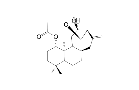 ent-1.beta.-Acetoxy-12-.beta.-deutero-12.alpha.,14.alpha.-dihydroxykaur-16-ene