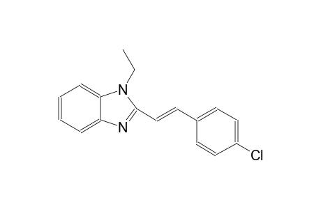 1H-benzimidazole, 2-[(E)-2-(4-chlorophenyl)ethenyl]-1-ethyl-