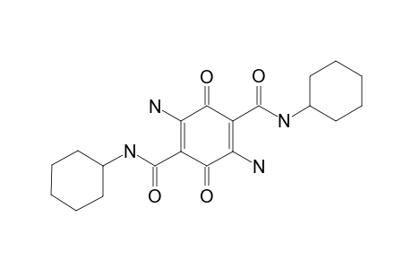 2,5-diamino-N,N'-dicyclohexyl-3,6-diketo-cyclohexa-1,4-diene-1,4-dicarboxamide