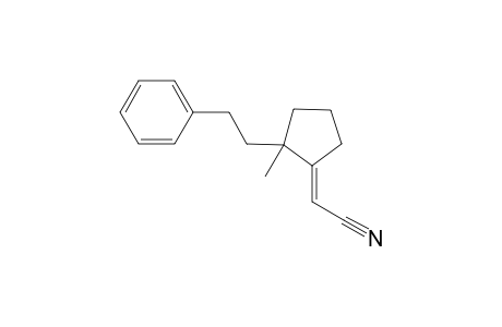 1-(Cyanomethylidene)-2-(2'-phenylethyl)-2-methylcyclopentane
