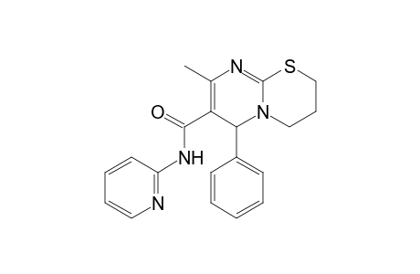 8-Methyl-6-phenyl-N-(pyridine-2-yl)-2,3,4,6-tetrahydro-pyrimido[2,1-b][1,3] thiazine-7-carboxamide