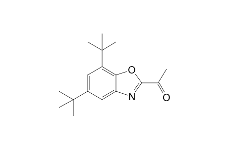 1-(5,7-ditert-butyl-1,3-benzoxazol-2-yl)ethanone