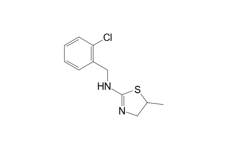 2-Thiazolamine, N-[(2-chlorophenyl)methyl]-4,5-dihydro-5-methyl-