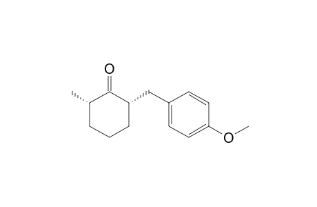 (2S,6S)-2-methyl-6-p-anisyl-cyclohexanone