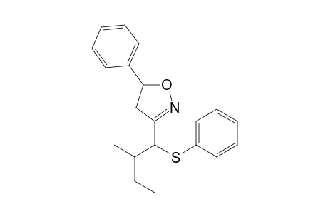 3-(1-phenylthio-2-methylbutyl)-5-phenyl-4,5-dihydroisoxazole