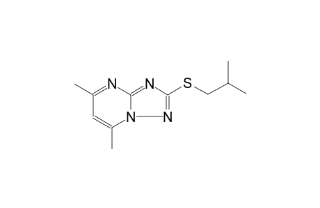 [1,2,4]triazolo[1,5-a]pyrimidine, 5,7-dimethyl-2-[(2-methylpropyl)thio]-