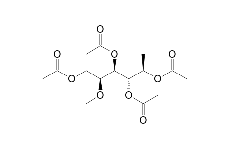 1,3,4,5-Tetra-o-acetyl-6-deoxy-2-o-methylgalactitol