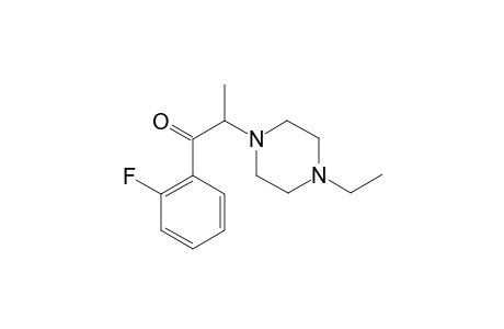 1-(2-Fluorophenyl)-2-(4-ethylpiperazin-1-yl)propan-1-one