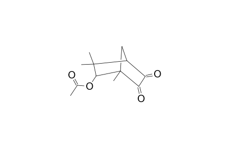 Bicyclo[2.2.1]heptane-2,3-dione, 6-(acetyloxy)-1,5,5-trimethyl-, endo-