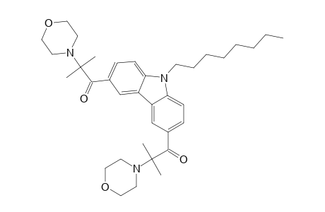 3,6-Bis(2-methyl-2-morpholinopropionyl)-9-octylcarbazole