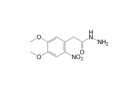(4,5-dimethoxy-2-nitrophenyl)acetic acid, hydrazide
