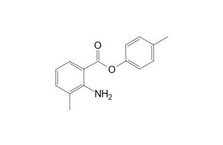 p-Tolyl 2-amino-3-methylbenzoate