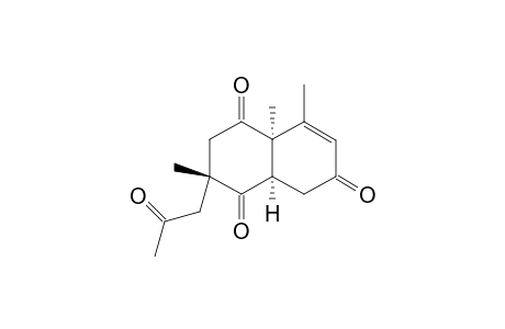 (3R,4aR,8aR)-2,3,4a,8a-Tetrahydro-3,8,8a-trimethyl-3-(2-oxopropyl)-1,4,6(5H)-naphthalenetrione