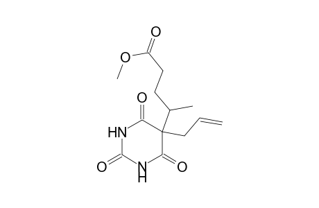 5-(2-propenyl)-5-(1-methyl-3-(methoxycarbonyl)propyl)-2,4,6(1H,3H,5H)-pyrimidinetrione