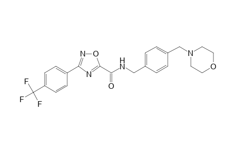 1,2,4-Oxadiazole-5-carboxamide, N-[[4-(4-morpholinylmethyl)phenyl]methyl]-3-[4-(trifluoromethyl)phenyl]-