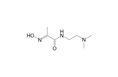 (2E)-N-[2-(dimethylamino)ethyl]-2-(hydroxyimino)propanamide