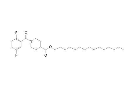 Isonipecotic acid, N-(2,5-difluorobenzoyl)-, pentadecyl ester