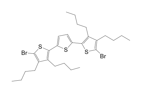 2-bromanyl-5-[5-(5-bromanyl-3,4-dibutyl-thiophen-2-yl)thiophen-2-yl]-3,4-dibutyl-thiophene