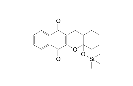 4a-(Trimethylsiloxy)-2,3,4,4a,12,12a-hexahydro-1H-benzo[b]xanthene-6,11-dione