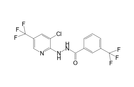 N'-[3-Chloro-5-(trifluoromethyl)-2-pyridinyl]-3-(trifluoromethyl)benzohydrazide