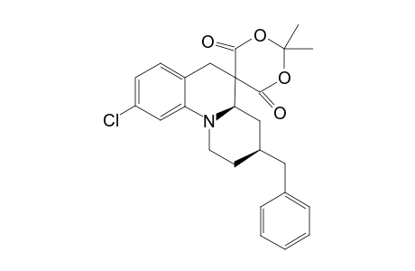 2',2'-Dimethyl-3-benzyl-9-chloro-2,3,4,4a,5,6-hexahydro-1H-spiro[benzo[c]quinolizine-5,5'-dioxane]-4',6'-dione