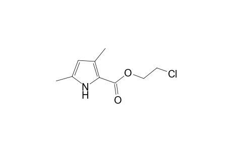 1H-Pyrrole-2-carboxylic acid, 3,5-dimethyl-, 2-chloroethyl ester
