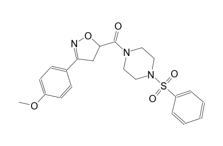 piperazine, 1-[[4,5-dihydro-3-(4-methoxyphenyl)-5-isoxazolyl]carbonyl]-4-(phenylsulfonyl)-