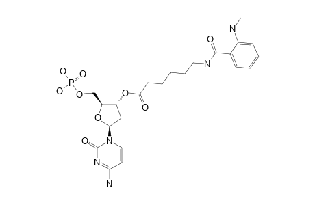 2'-DEOXY-3'-O-[6-N-METHYL-ANTHRANIL-AMIDO)-HEXANOYL]-CYTIDINE-5'-YL-DIHYDROGEN-PHOSPHATE