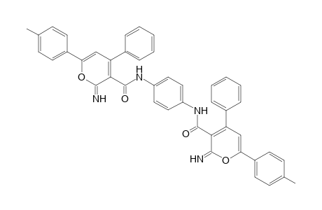 N,N'-(1,4-Phenylene)bis(2-imino-4-phenyl-6-(p-tolyl)-2H-pyran-3-carboxamide)