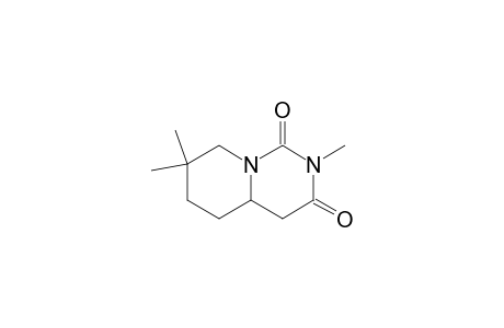 2,7,7-trimethyl-4a,5,6,8-tetrahydro-4H-pyrido[1,2-c]pyrimidine-1,3-dione