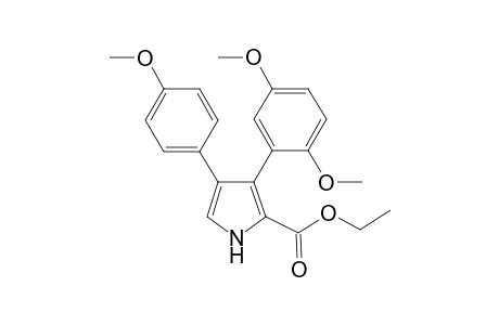 Ethyl 3-(2,5-dimethoxyphenyl)-4-(4-methoxyphenyl)-1H-pyrrole-2-carboxylate