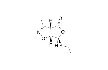 exo-6-Ethylthio-3-methyl-3a,6a-dihydrofuro[3,4-d]isoxazole-4(6H)-one