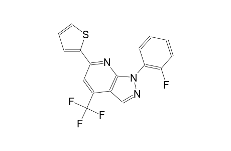 1H-pyrazolo[3,4-b]pyridine, 1-(2-fluorophenyl)-6-(2-thienyl)-4-(trifluoromethyl)-