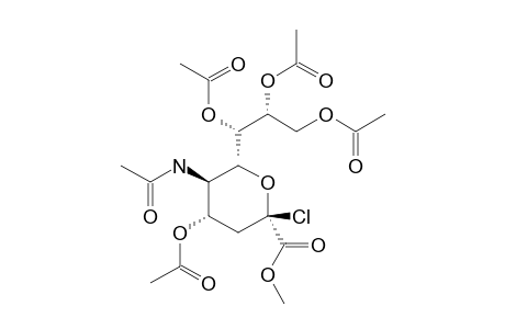 METHYL-5-ACETAMIDO-4,7,8,9-TETRA-O-ACETYL-2,3,5-TRIDEOXY-2-CHLORO-D-GLYCERO-BETA-D-GALACTO-2-NONULOPYRANOSONATE