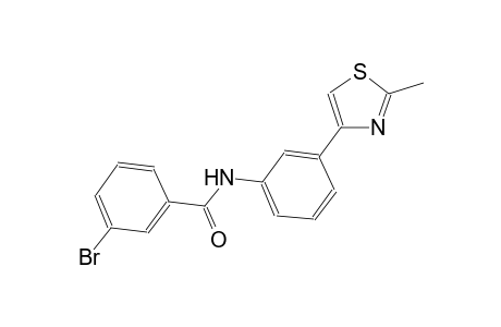 benzamide, 3-bromo-N-[3-(2-methyl-4-thiazolyl)phenyl]-