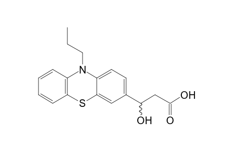 3-Hydroxy-3-(10-propyl-10H-phenothiazin-3-yl)propanoic acid