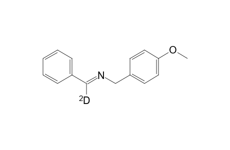 Benzenemethanamine, 4-methoxy-N-(phenylmethylene-d)-
