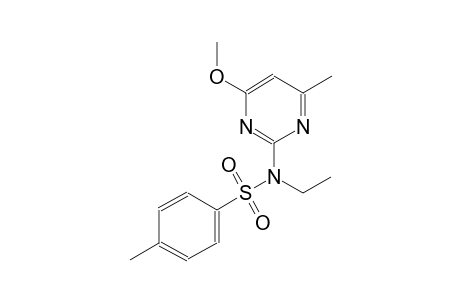N-ethyl-N-(4-methoxy-6-methyl-2-pyrimidinyl)-4-methylbenzenesulfonamide