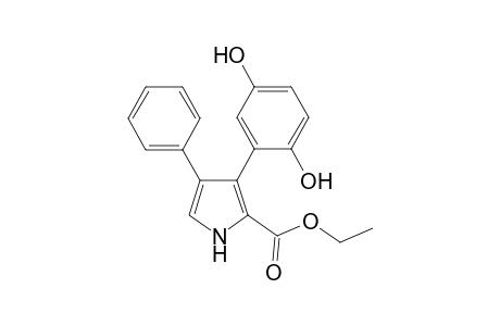 Ethyl 3-(2,5-dihydroxyphenyl)-4-phenyl-1H-pyrrole-2-carboxylate