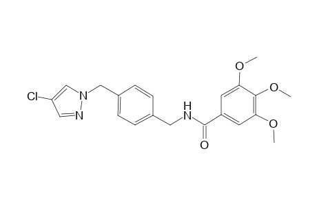 Benzamide, N-[[4-[(4-chloro-1H-pyrazol-1-yl)methyl]phenyl]methyl]-3,4,5-trimethoxy-