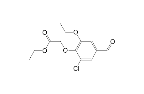 ethyl (2-chloro-6-ethoxy-4-formylphenoxy)acetate